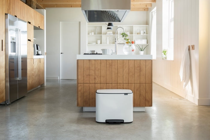 Brabantia Bo Pedaalemmer 11 +  23 L - Wit