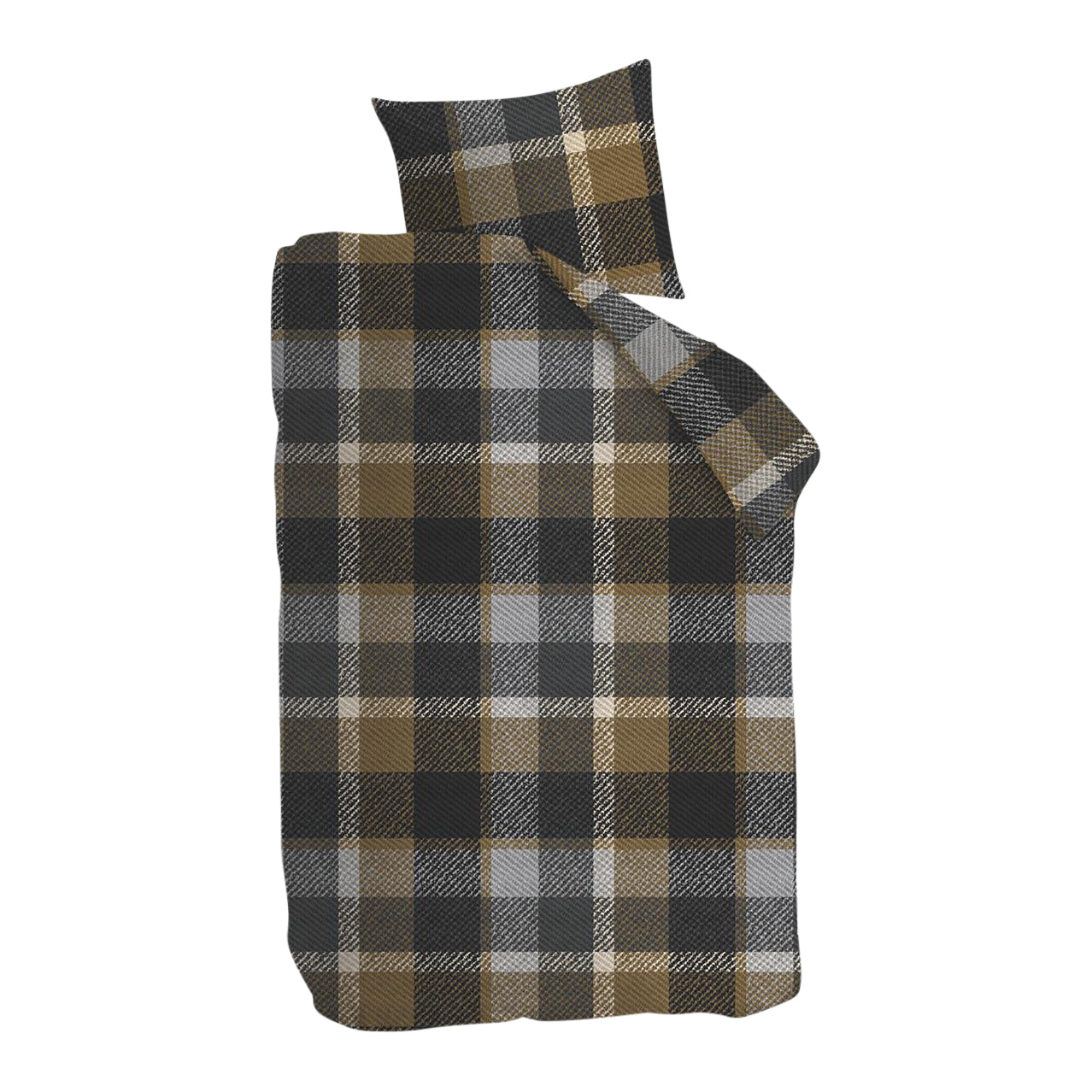 Beddinghouse Marnix Dekbedovertrek 140 x 200/220 cm - Grijs