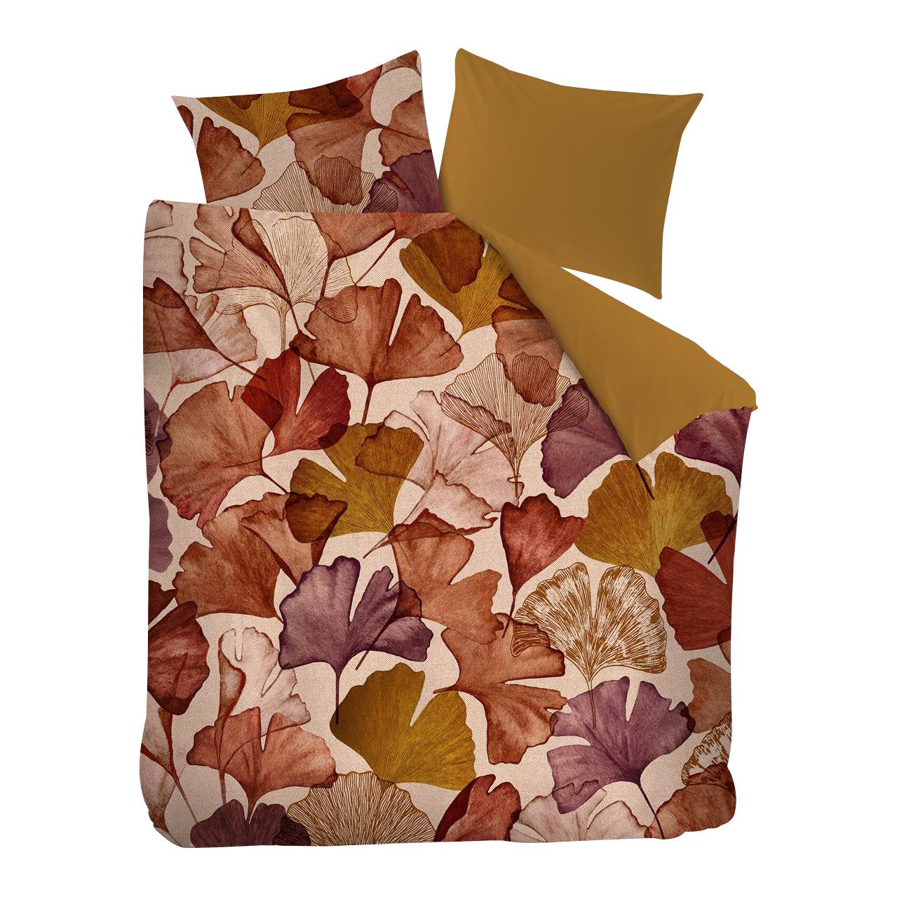 Beddinghouse Sue Dekbedovertrek 240 x 200/220 cm - Terracotta