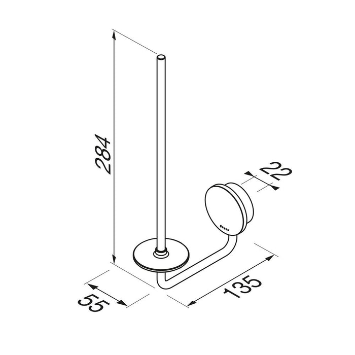 Geesa Opal Reserverolhouder - Goud Geborsteld