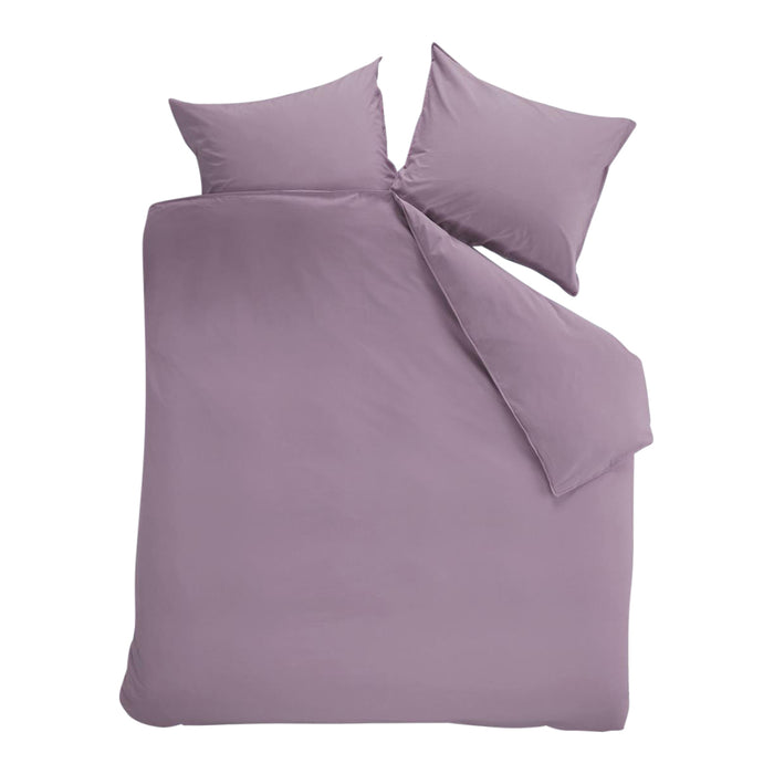 Beddinghouse Organic Basic Dekbedovertrek 240 x 200/220 cm - Mauve