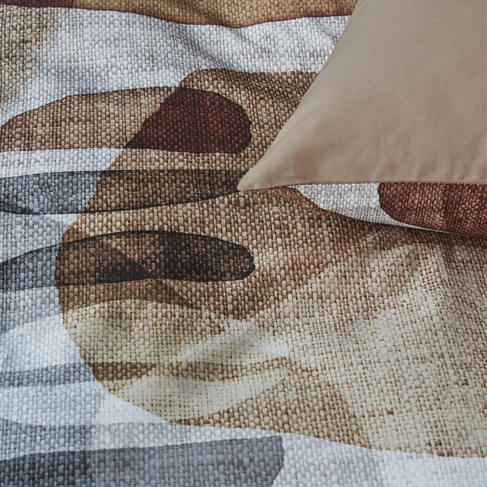 Rivièra Maison Broc Dekbedovertrek 240 x 200/220 cm - Bruin