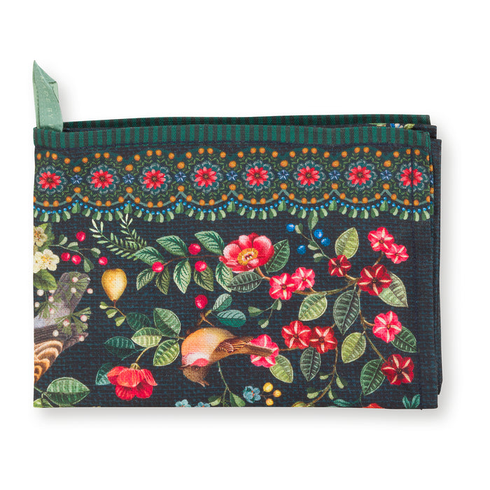 Pip Studio Winter Wonderland Deer Theedoek - Donkerblauw