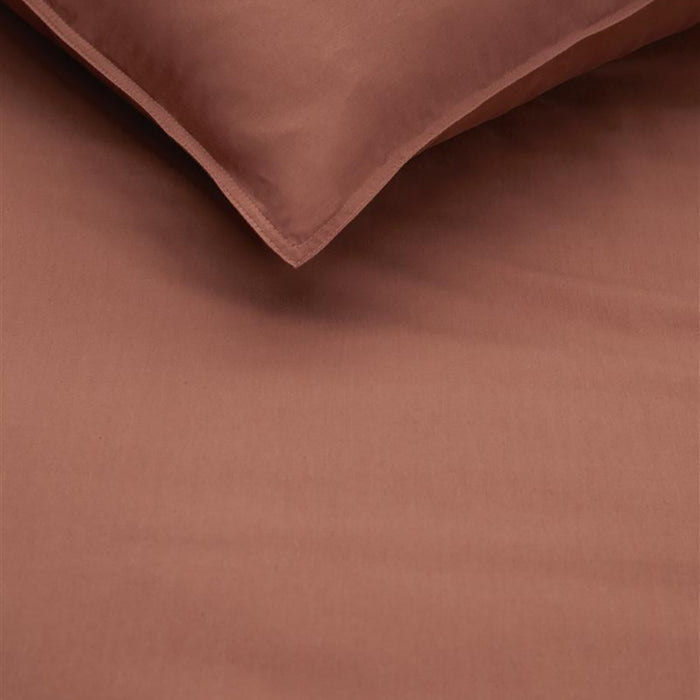 vtwonen Earth Dekbedovertrek 140 x 200/220 cm - Terracotta