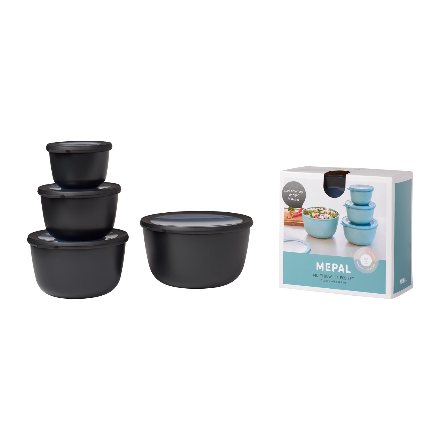 Mepal Cirqula Multikom 6,5 L - 4-delig