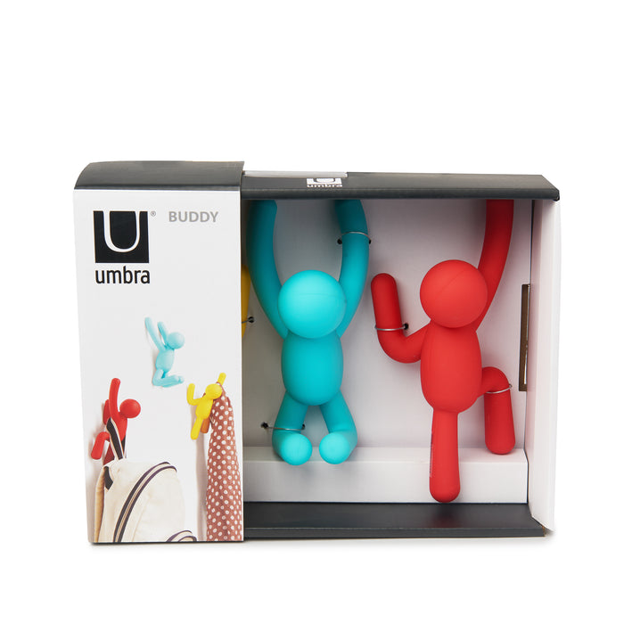 Umbra Buddy Kapstokhaken - Set van 3 - Multicolor