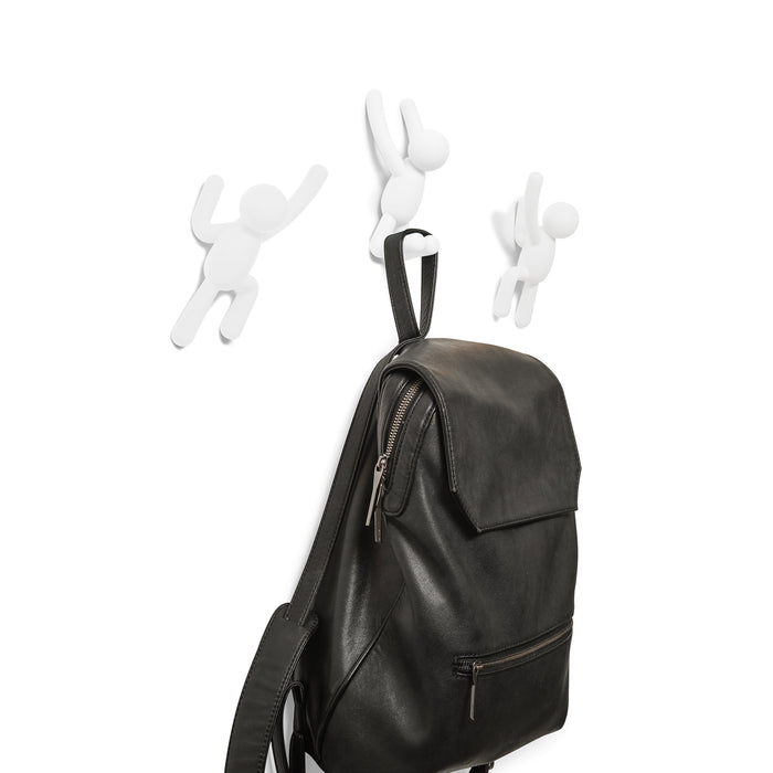 Umbra Buddy Kapstokhaken - Set van 3 - Wit