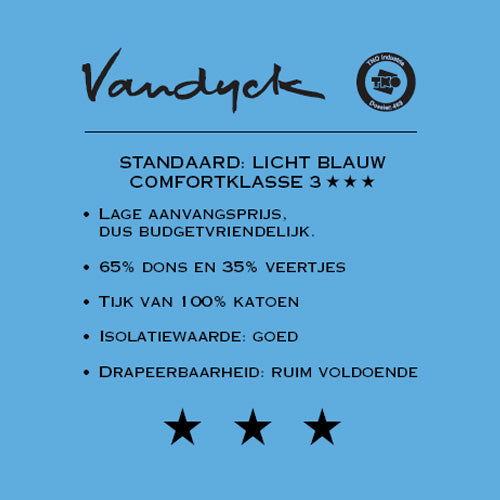 Vandyck 65 4-seizoenen Dekbed 140 x 220 cm