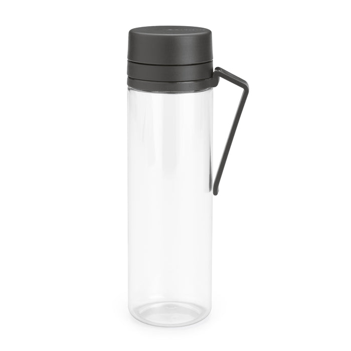 Brabantia Make & Take Waterfles met Fruitfilter 0,5 L - Dark Grey