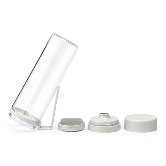 Brabantia Make & Take Waterfles met Fruitfilter 0,5 L - Light Grey