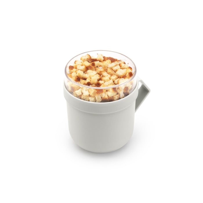 Brabantia Make & Take Soepbeker to Go 0,6 L - Magnetron - Light Grey