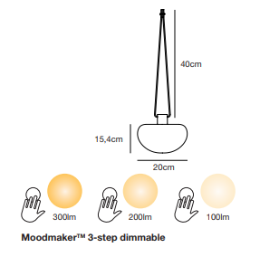 Nordlux Sponge Moodmaker Hanglamp