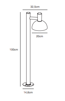 Nordlux Arki Sokkellamp