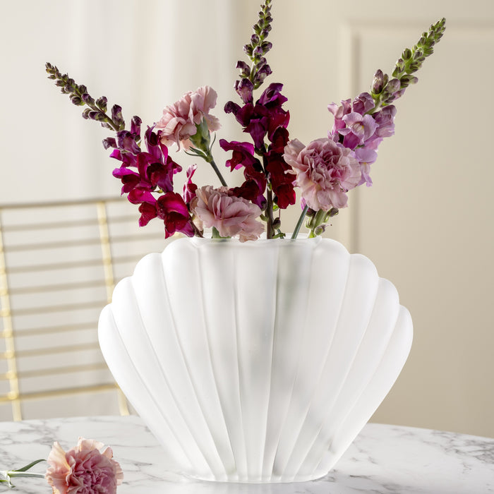 Leonardo Poesia Vaas Schelp - H 22 cm