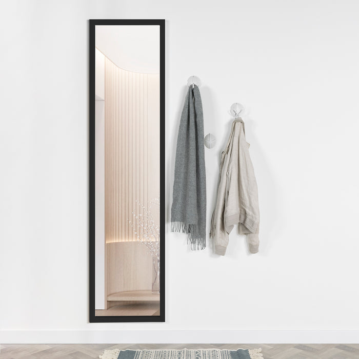 Spinder Design Senza Spiegel H 185 x B 46 cm - Zwart