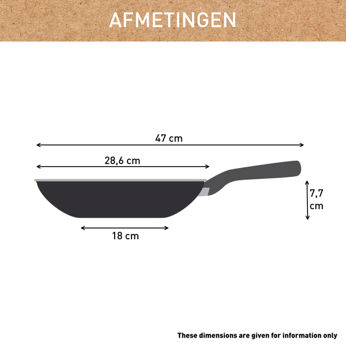 Tefal Renew+ Keramische Wokpan Ø 28 cm
