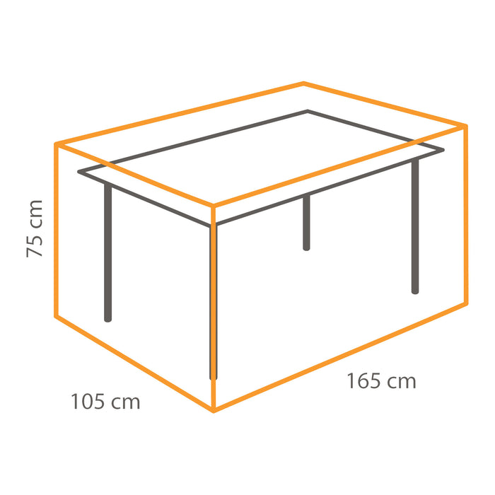 Winza Outdoor Covers Premium Beschermhoes Tafel tot 160 cm