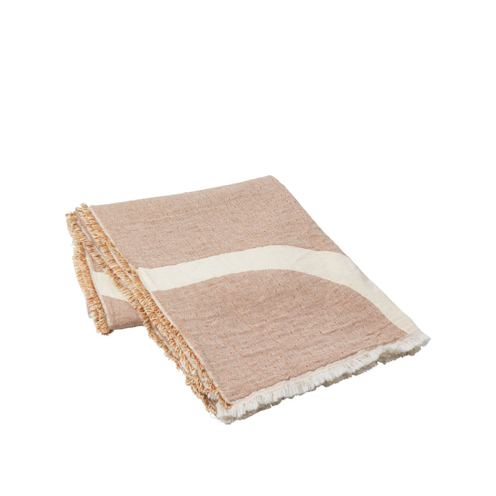 Broste Copenhagen Tide Plaid L 180 x B 130 cm - Bruin