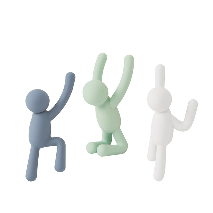 Umbra Buddy Kapstokhaken - Set van 3 - Multicolor