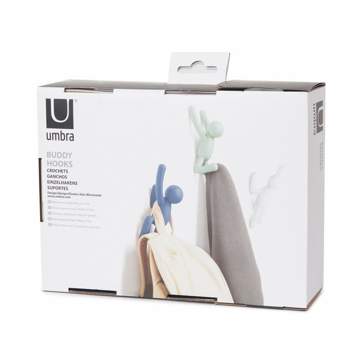 Umbra Buddy Kapstokhaken - Set van 3 - Multicolor