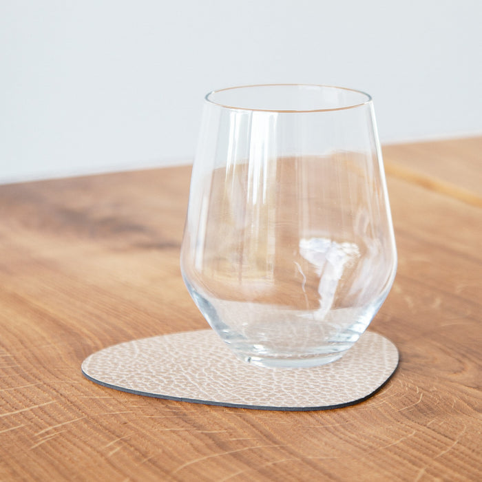 LIND DNA Hippo Curve Placemats 4 st. + Onderzetters 4 st.- Sand