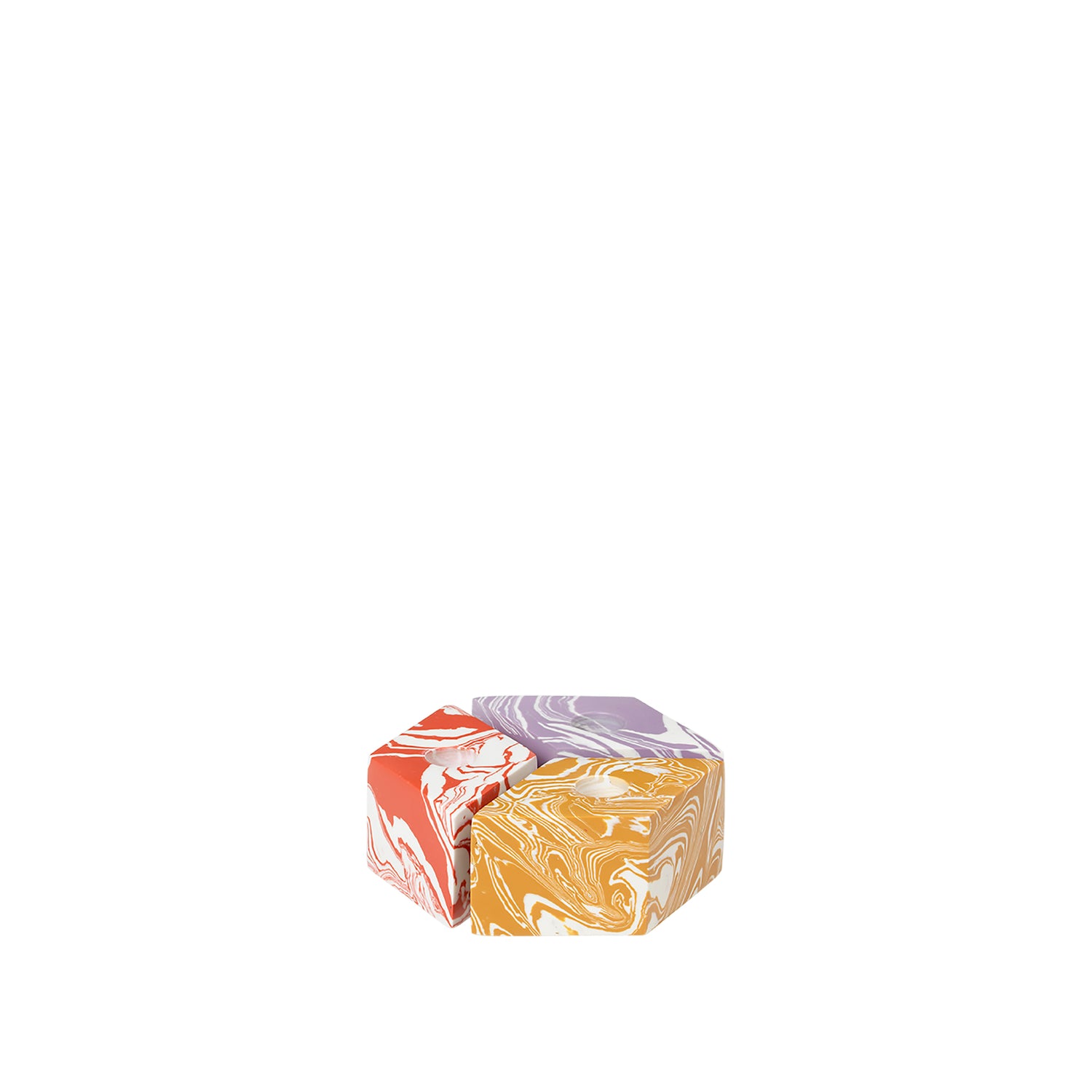 Broste Copenhagen Isso Kandelaar - Multicolor