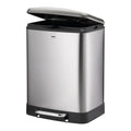 Kela Davino Afvalemmer met Pedaal 2x 12 L - Zilver