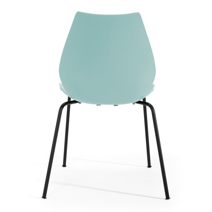 Kartell Maui Bureaustoel - Zwart/Pale Blue