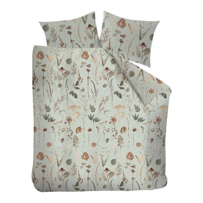 Ariadne at Home Flore Dekbedovertrek 200 x 200/220 cm - Groen