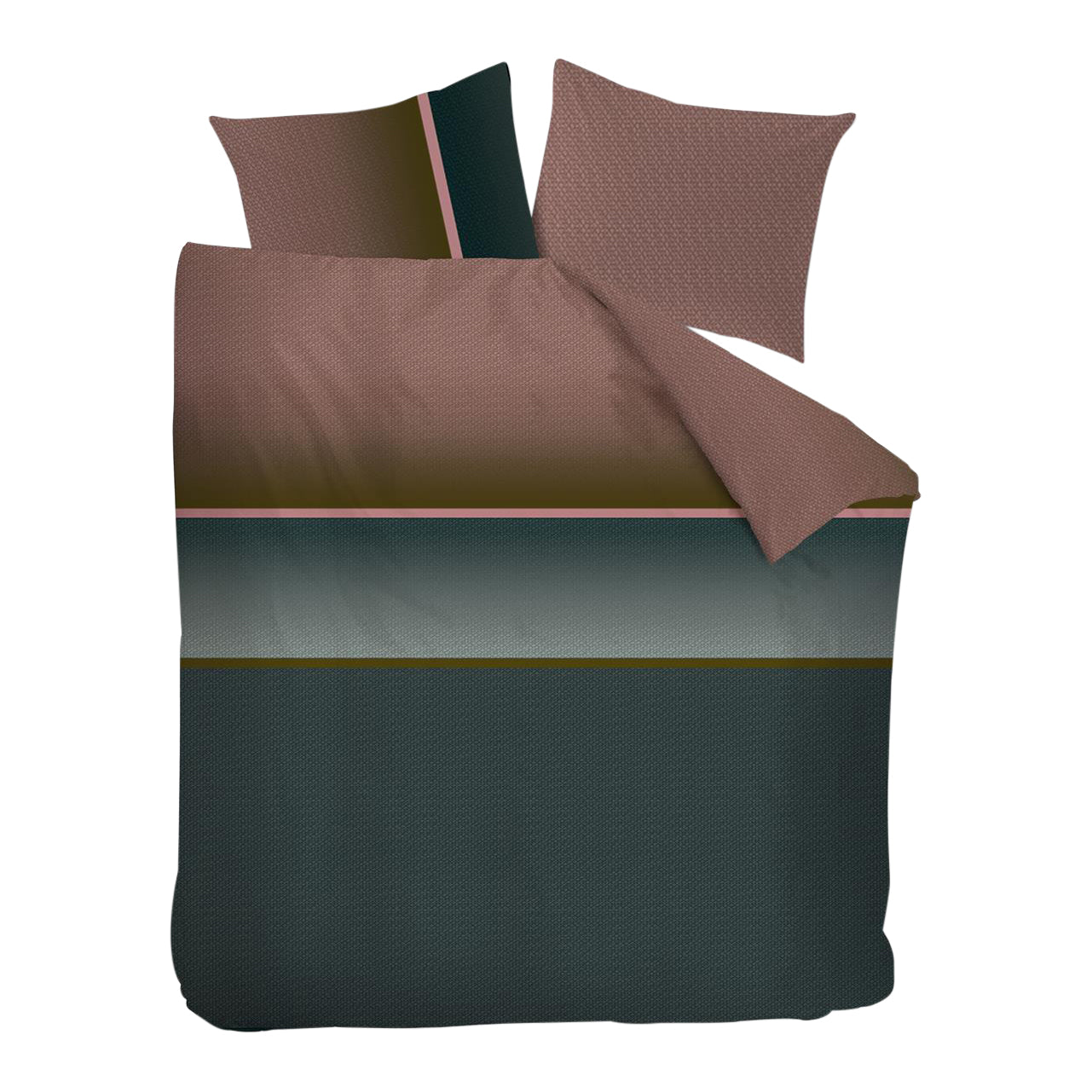 Beddinghouse Kian Dekbedovertrek 200 x 200/220 cm - Groen