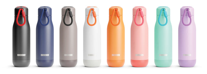 Zoku - Thermosfles RVS, 500 ml, Grijs - Zoku | Hydration