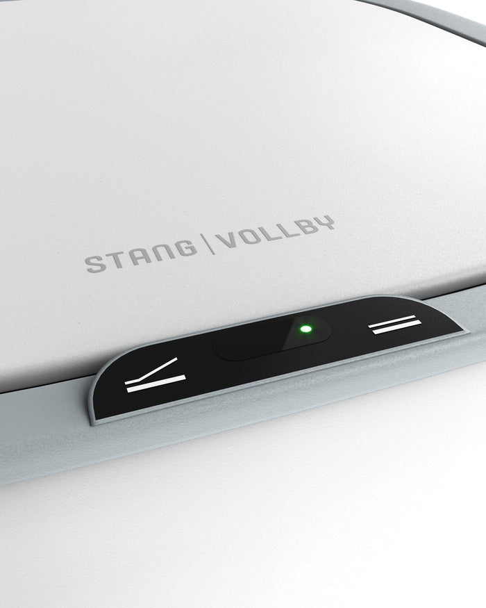 StangVollby Bredbyn prullenbak met sensor - 9L - Wit
