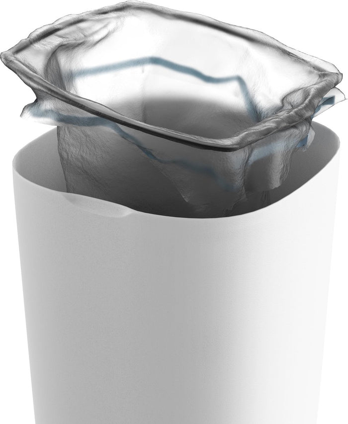 StangVollby Bredbyn prullenbak met sensor - 9L - Wit