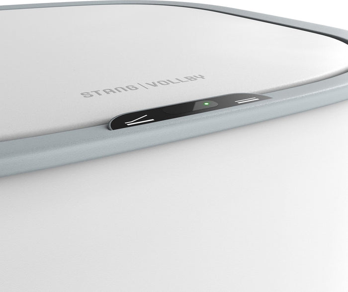 StangVollby Bredbyn prullenbak met sensor - 9L - Wit