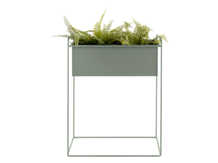 present time - Plant pot set Essence straight iron jungle green