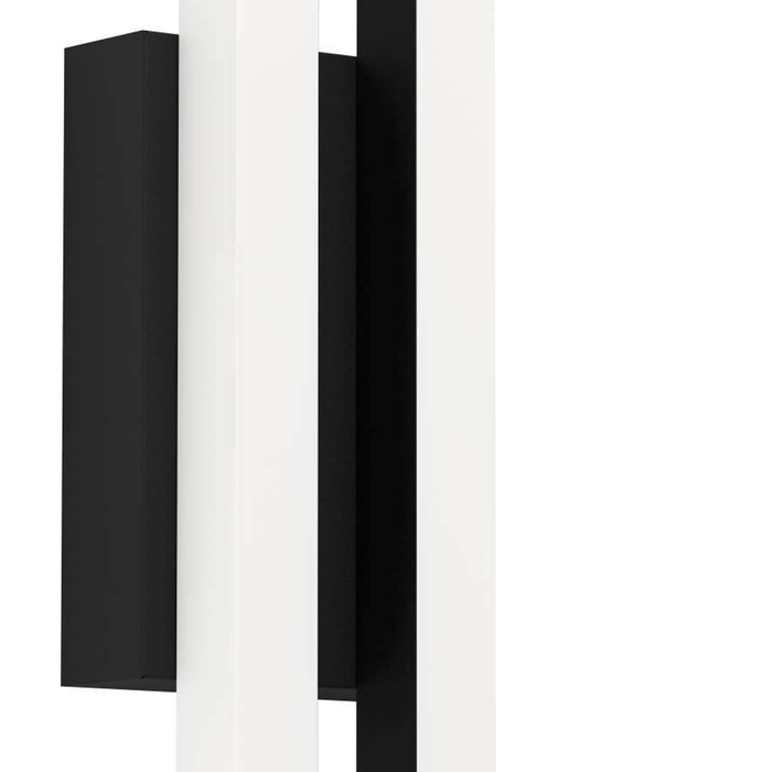 EGLO Serricella Wandlamp - LED - 49,5 cm - Zwart|Wit