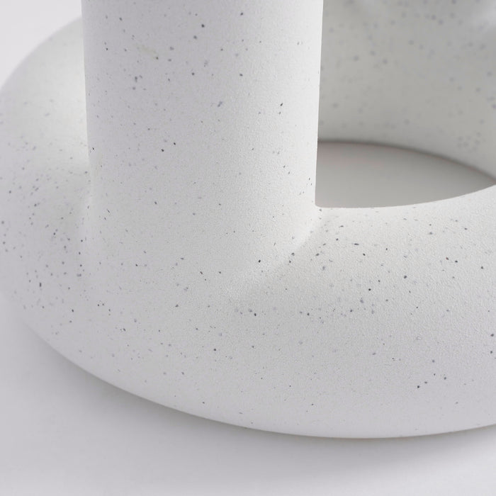 Mica Decorations Smalle Vaas - H14 x Ø16,5 cm - Off White