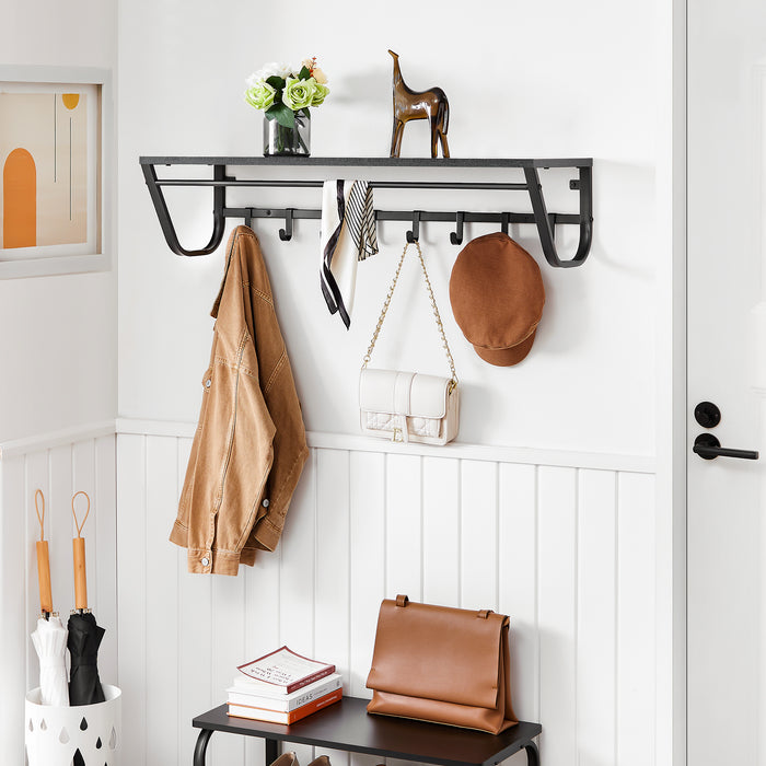 ACAZA Wandkapstok Zwart