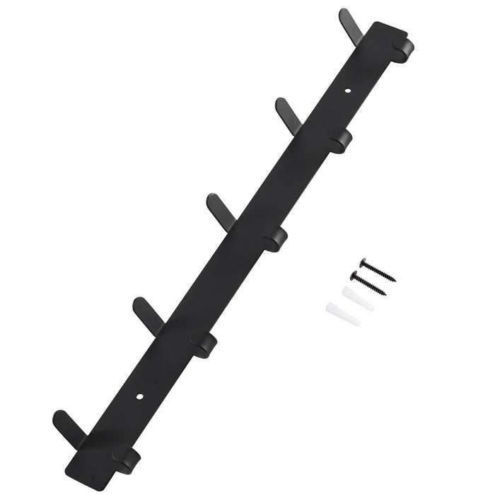 ACAZA Wandkapstok Zwart