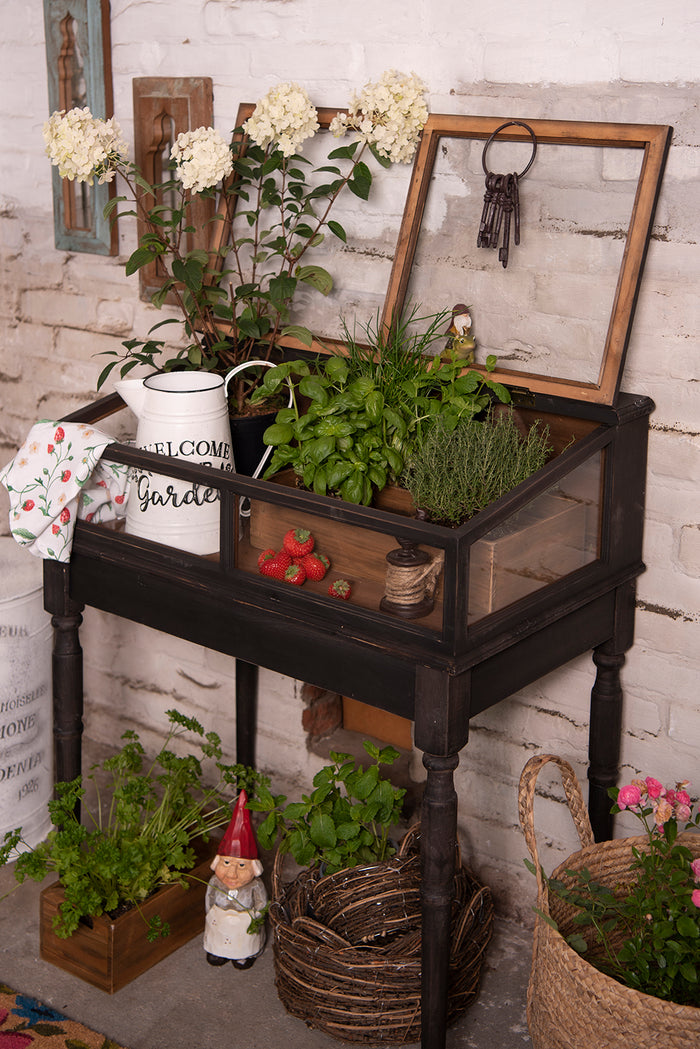 Clayre & Eef Pedaalemmer  29x35x45 cm Wit Ijzer Rond Prullenbak