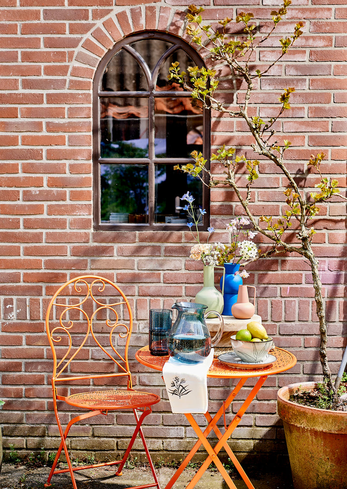 Mica Decorations Strada Vaas - H20 x Ø8,5 cm - Blauw