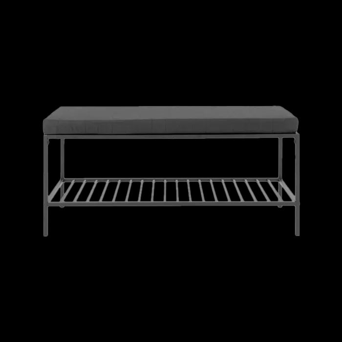 Artichok Karen houten bankje zwart - 100 x 36 cm