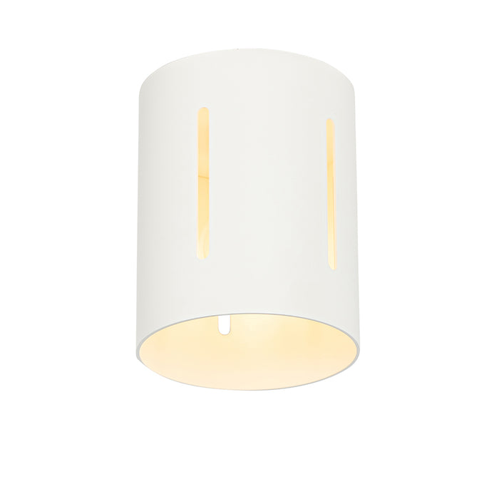 QAZQA Design plafondlamp wit met lichteffect - Yana