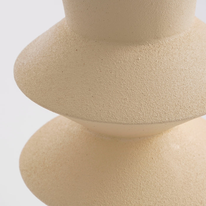 Mica Decorations Vaas - H27 x Ø12 cm - Off White