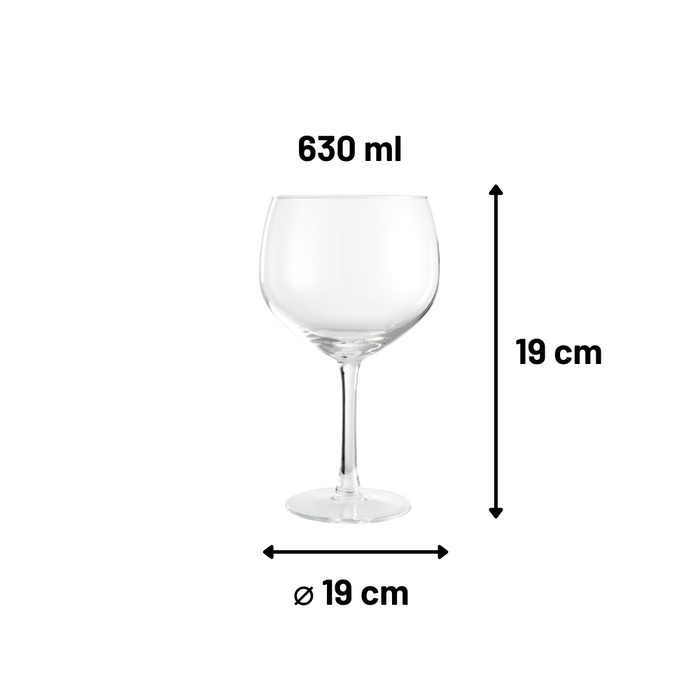 Orange85 Gin Tonic Glazen Set van 4 630 ml