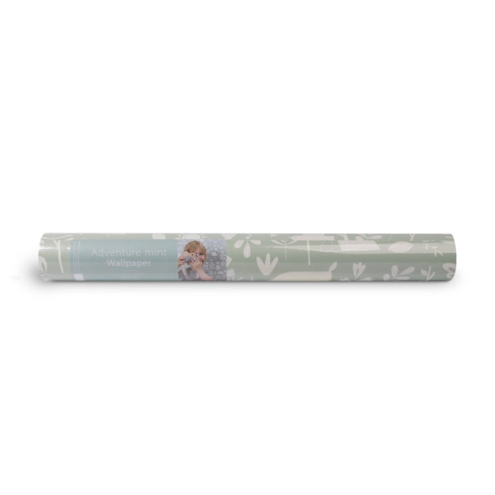 Little Dutch - Vliesbehang - Adventure Mint - Groen - 10mx53cm