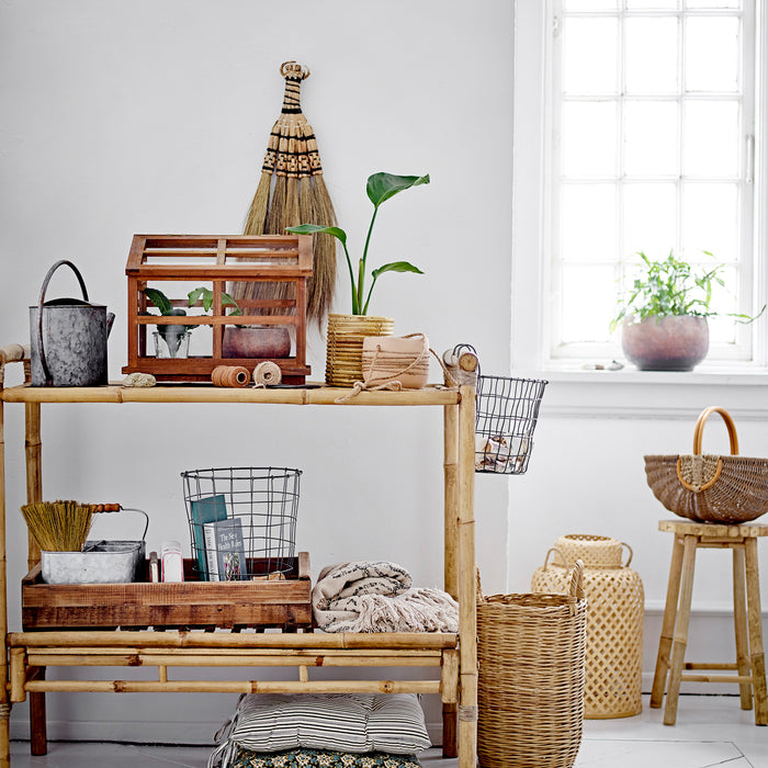 Bloomingville Madlin Lantaarns - Set van 2 - Bamboe