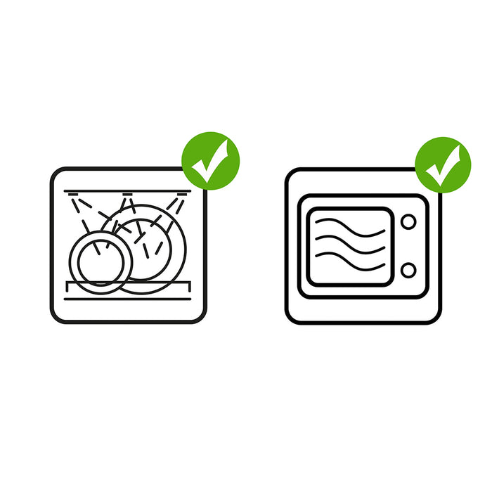 Clayre & Eef Mok  300 ml Groen Beige Porselein Bloemen Theemok