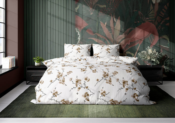 Elegance Dekbedovertrek Lina - taupe