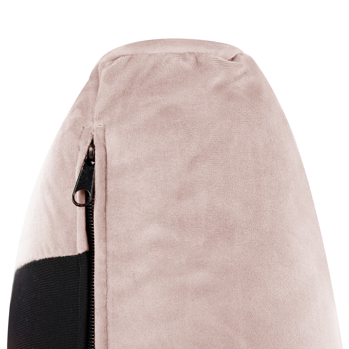 Beliani-MELLE -Tweepersoonsbed-Pastelroze-160 x 200 cm-Fluweel